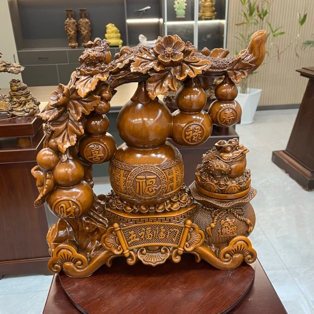 五福临门c款客厅博古架家居装饰品摆件