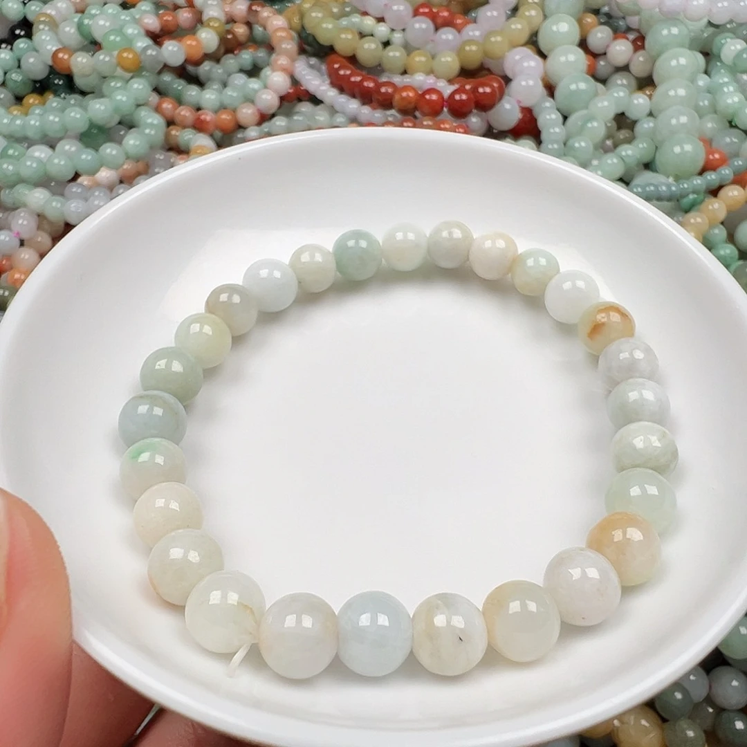 翡翠手链未镶嵌华****园货主老华