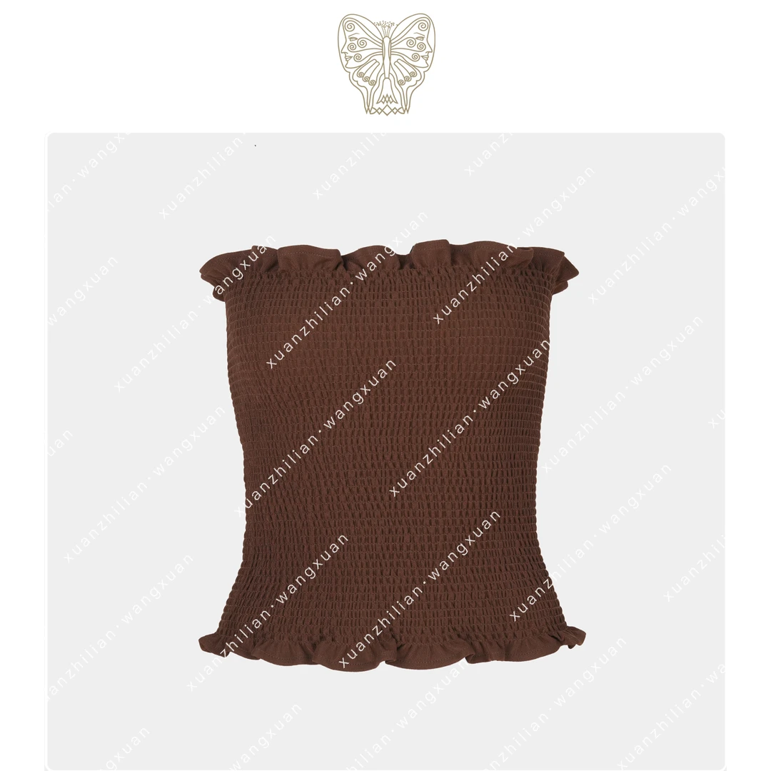 小乐曲抹胸 短款欧若风通勤气质时尚百搭女士王璇原创设计