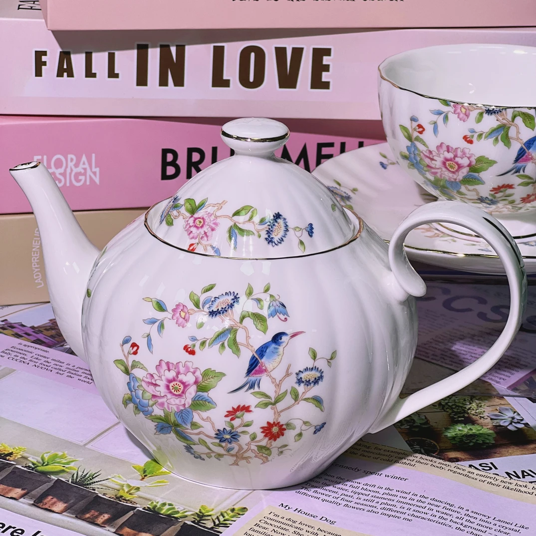 喜上眉梢单独茶壶陶瓷茶具泡茶壶