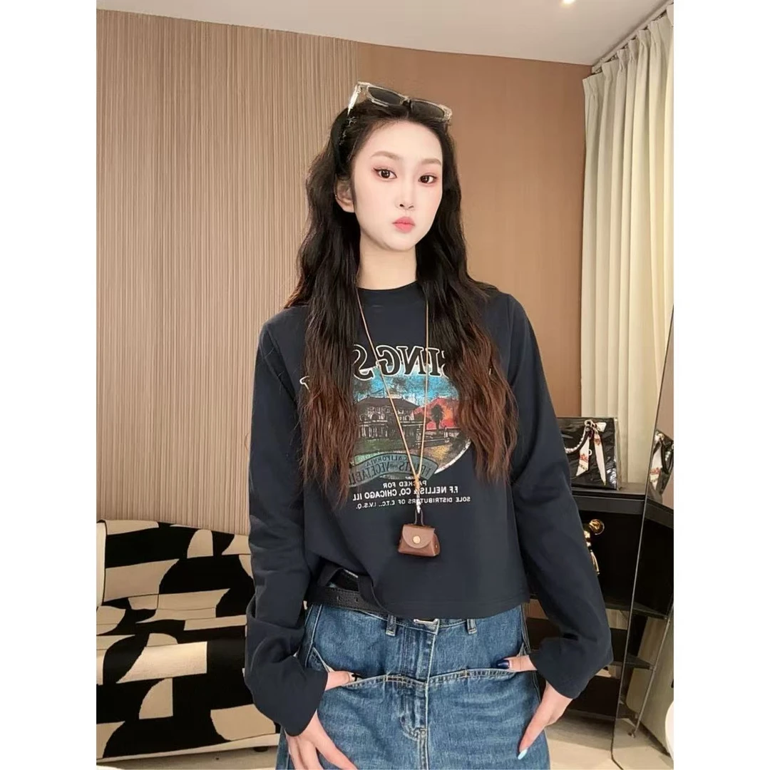 ANGEL HUE-秋冬慵懒休闲宽松显瘦单里打底衫长袖10128