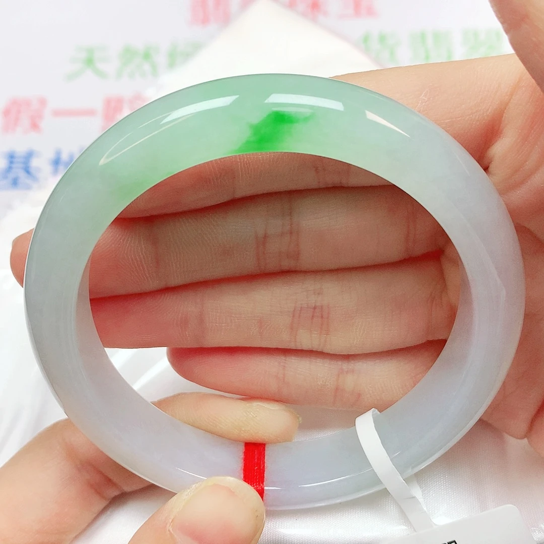 翡翠未镶嵌手镯翡翠手镯57