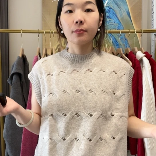 特价套头马甲镂空