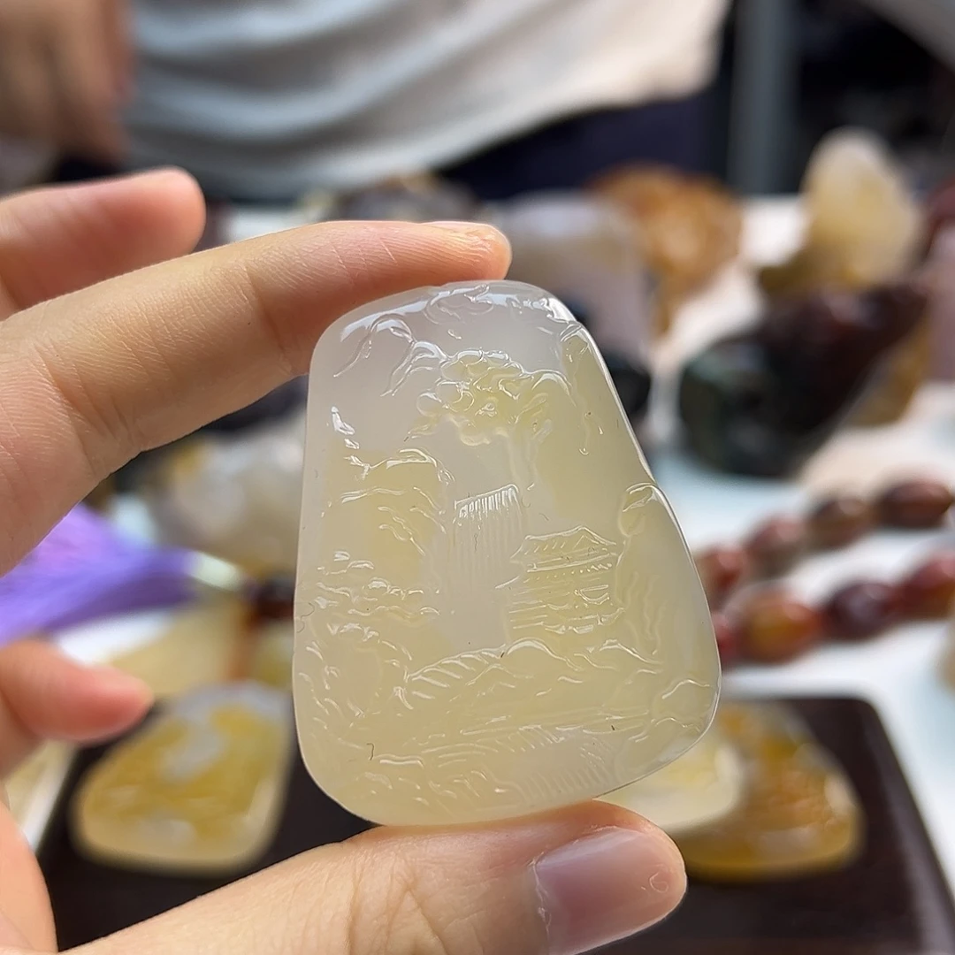 玛瑙/玉髓未镶嵌颈饰