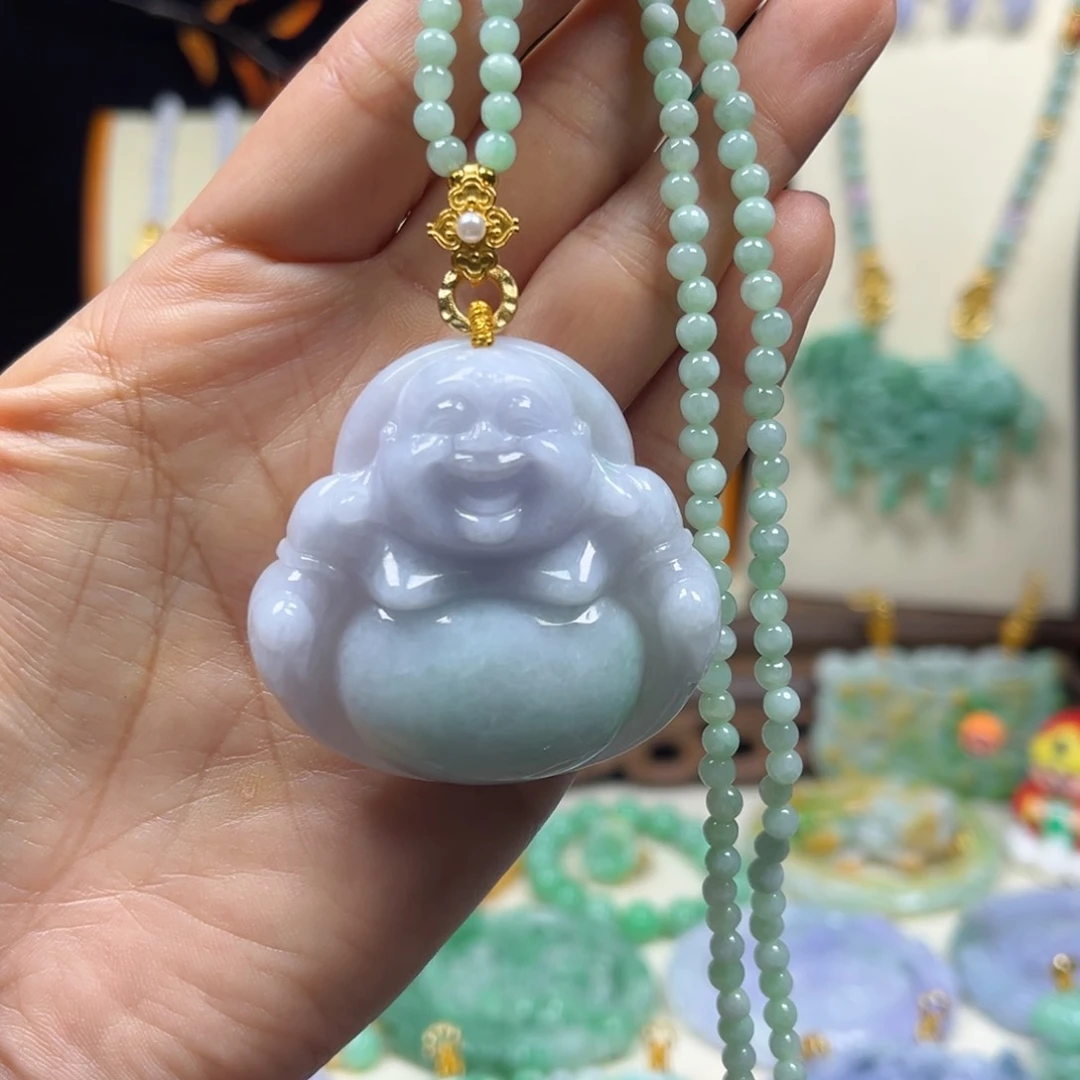 翡翠未镶嵌颈饰天然翡翠