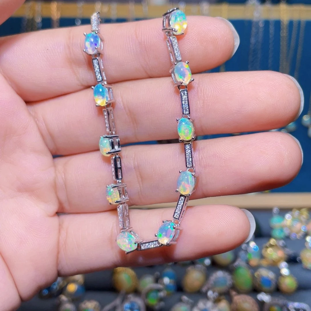 欧泊手链）银S925镶嵌李****h