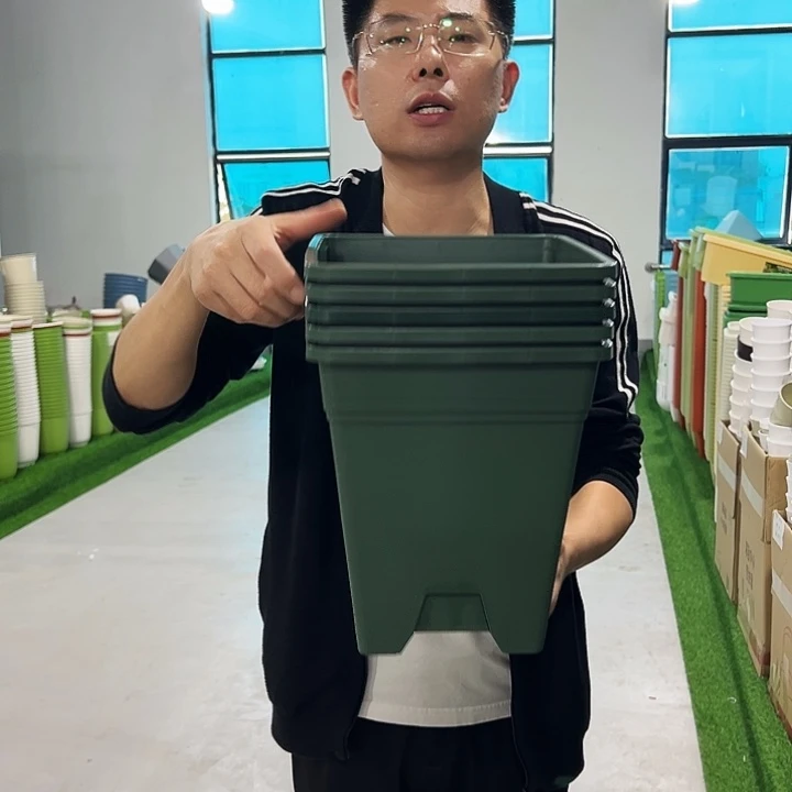 清仓方盆口23高26军绿5只无托