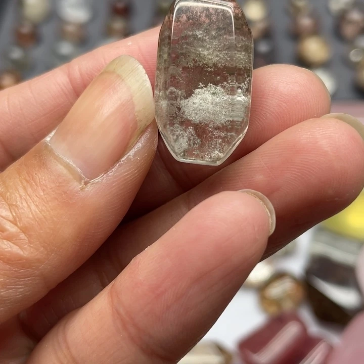 纯天然幽灵碧玺（处理）灰幽灵