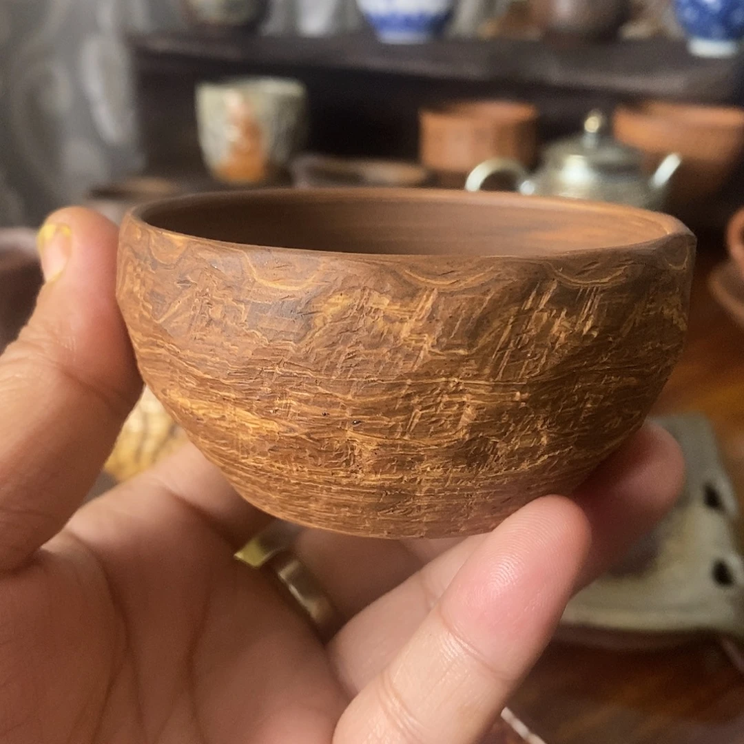 手工制作泥兴陶主人杯