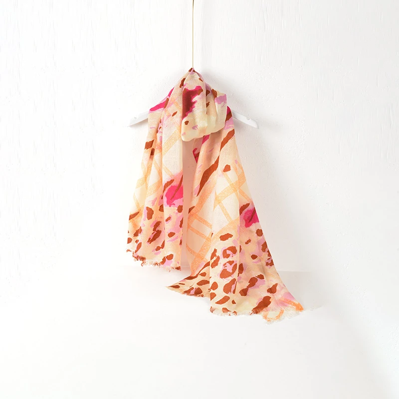 【Y专柜捡漏F7】EEDS秋冬新款时尚保暖围巾3007-黄色