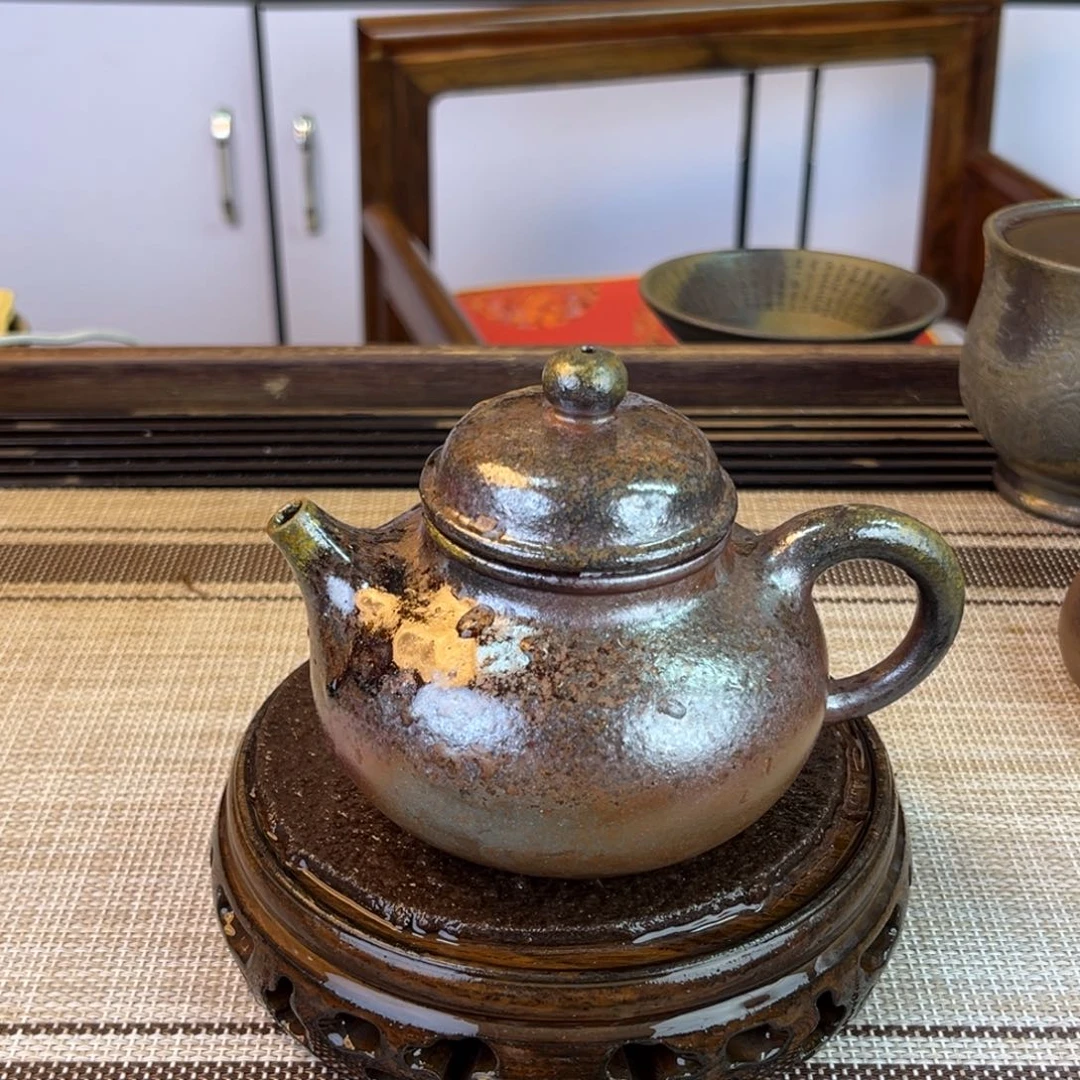 茶壶紫砂底槽清柴260cc