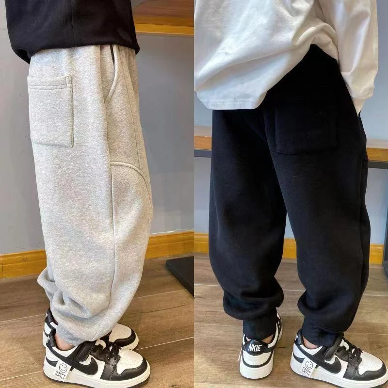运动裤服装春秋新款春装儿童阔腿裤宝宝衣服裤子潮婴儿男孩女童