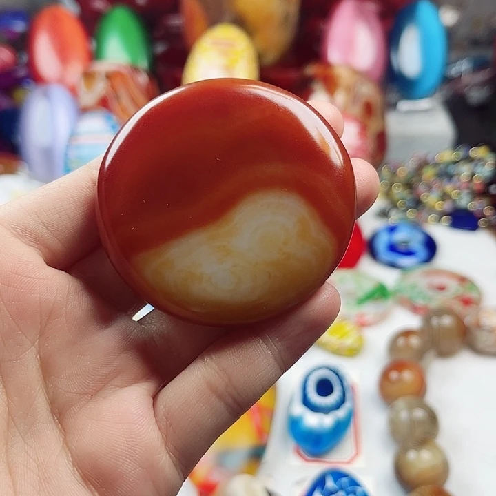 玛瑙/玉髓耳饰未镶嵌