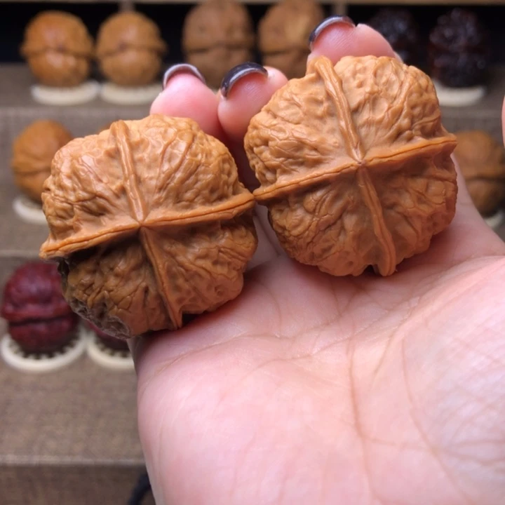 把件文玩核桃36号富贵四楞39➕尺