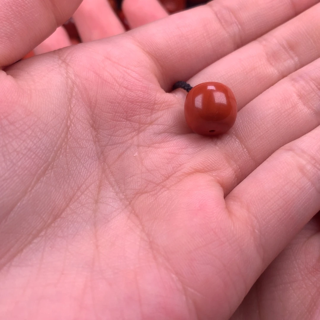 未镶嵌老型单珠11mm➕南红玛瑙