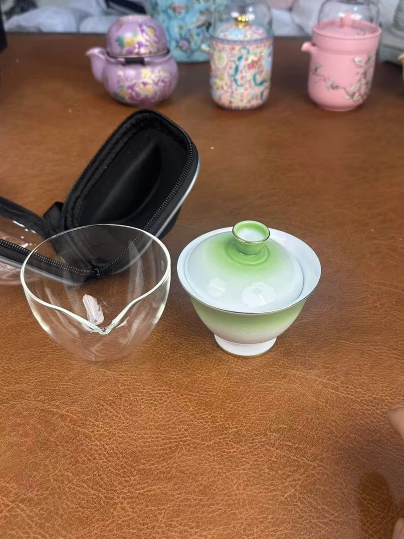 G4660渐变绿盖碗旅行