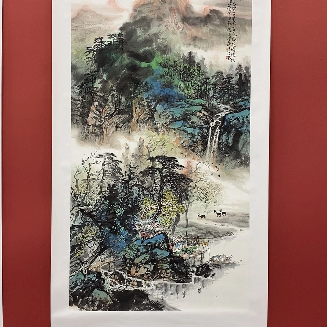 国画莫双发四尺140*70精品佳作