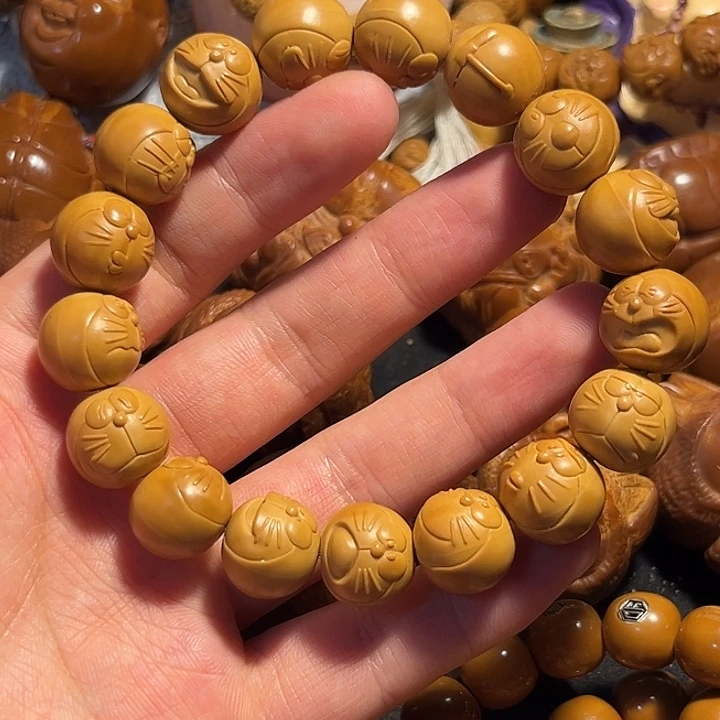 橄榄核手串/手链猴头哆啦A梦
