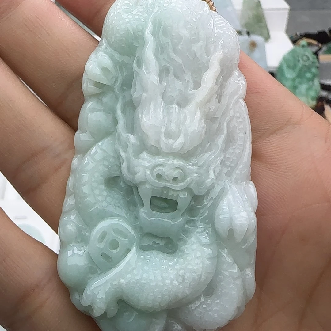 翡翠未镶嵌颈饰我****开翡翠