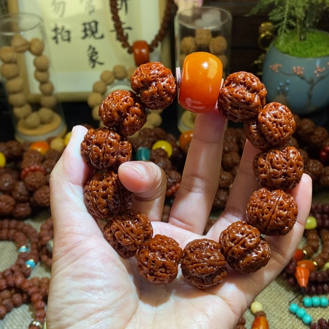 金刚菩提手串224玉化老花