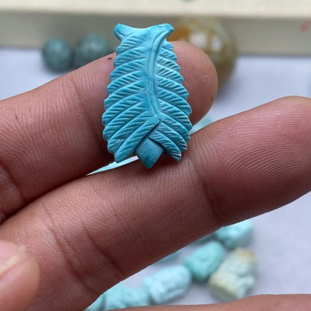 绿松石未镶嵌珠宝半成品