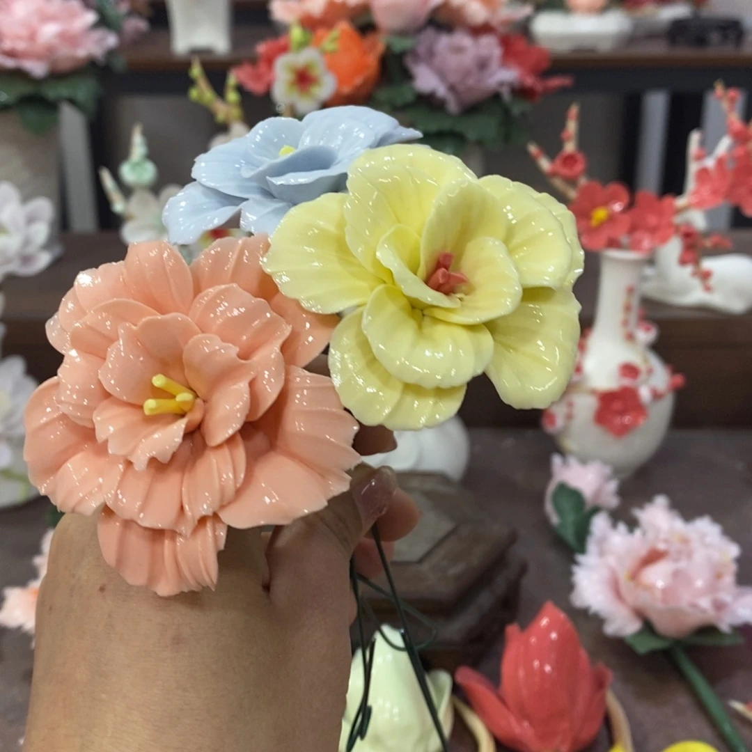 瓷片陶瓷工艺品摆件