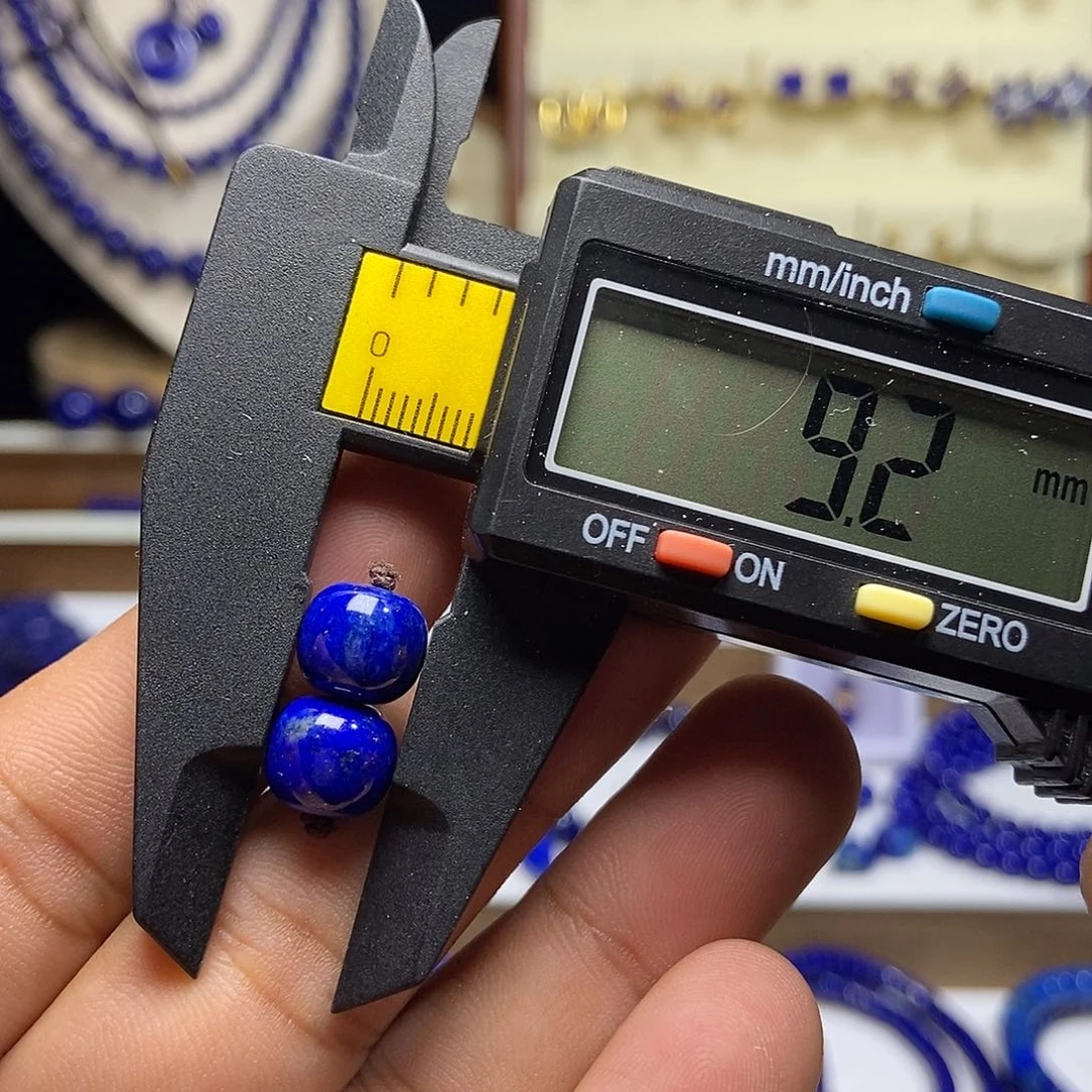 未镶嵌青金石老型对珠9×8