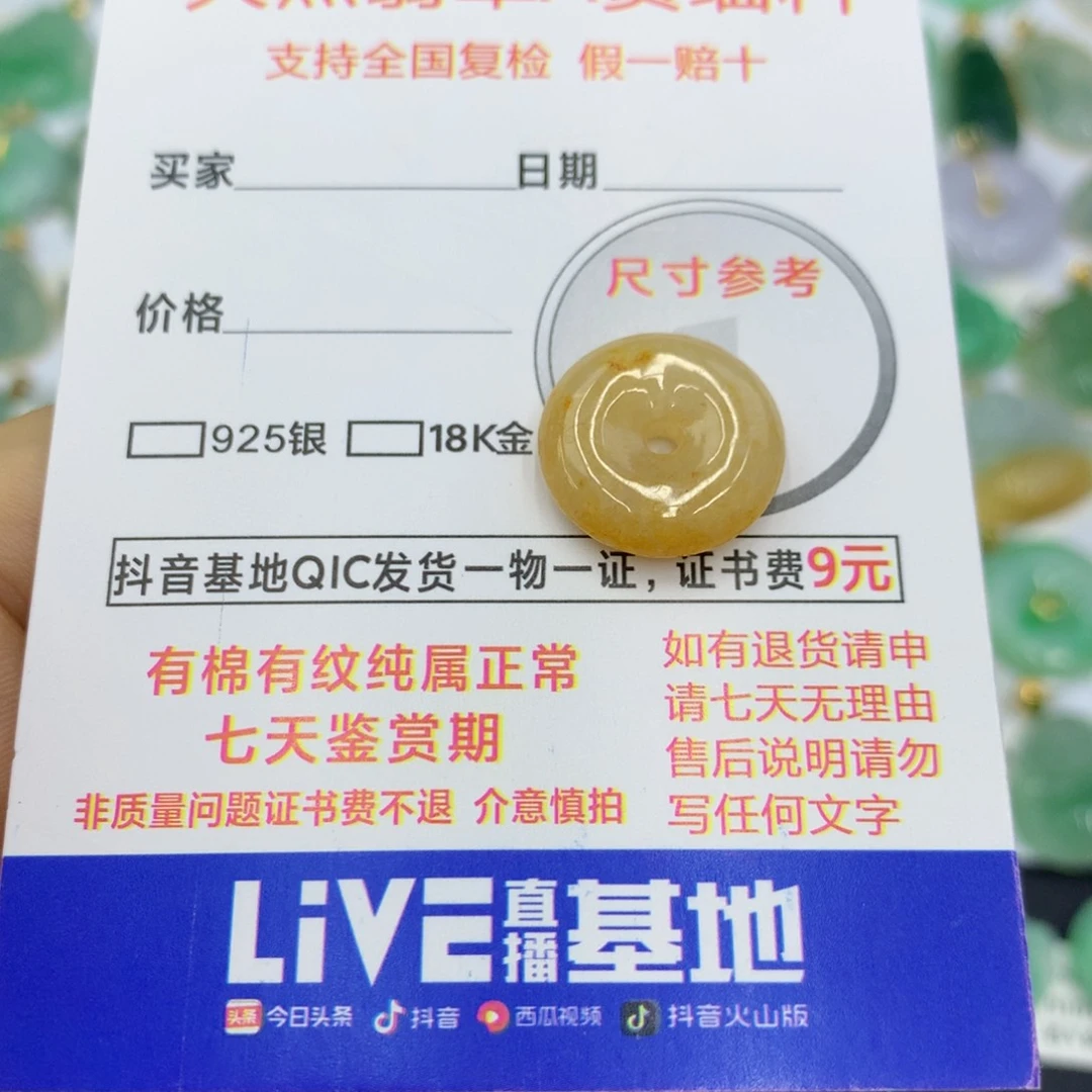 翡翠颈饰未镶嵌翡翠