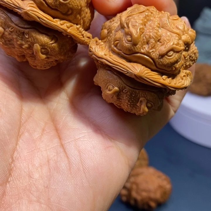 核桃手串/手链荷叶金蟾40