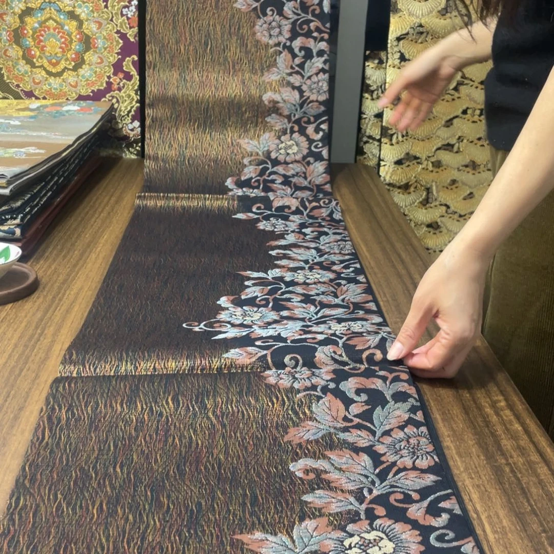 织绣29 唐锦西阵织桌旗