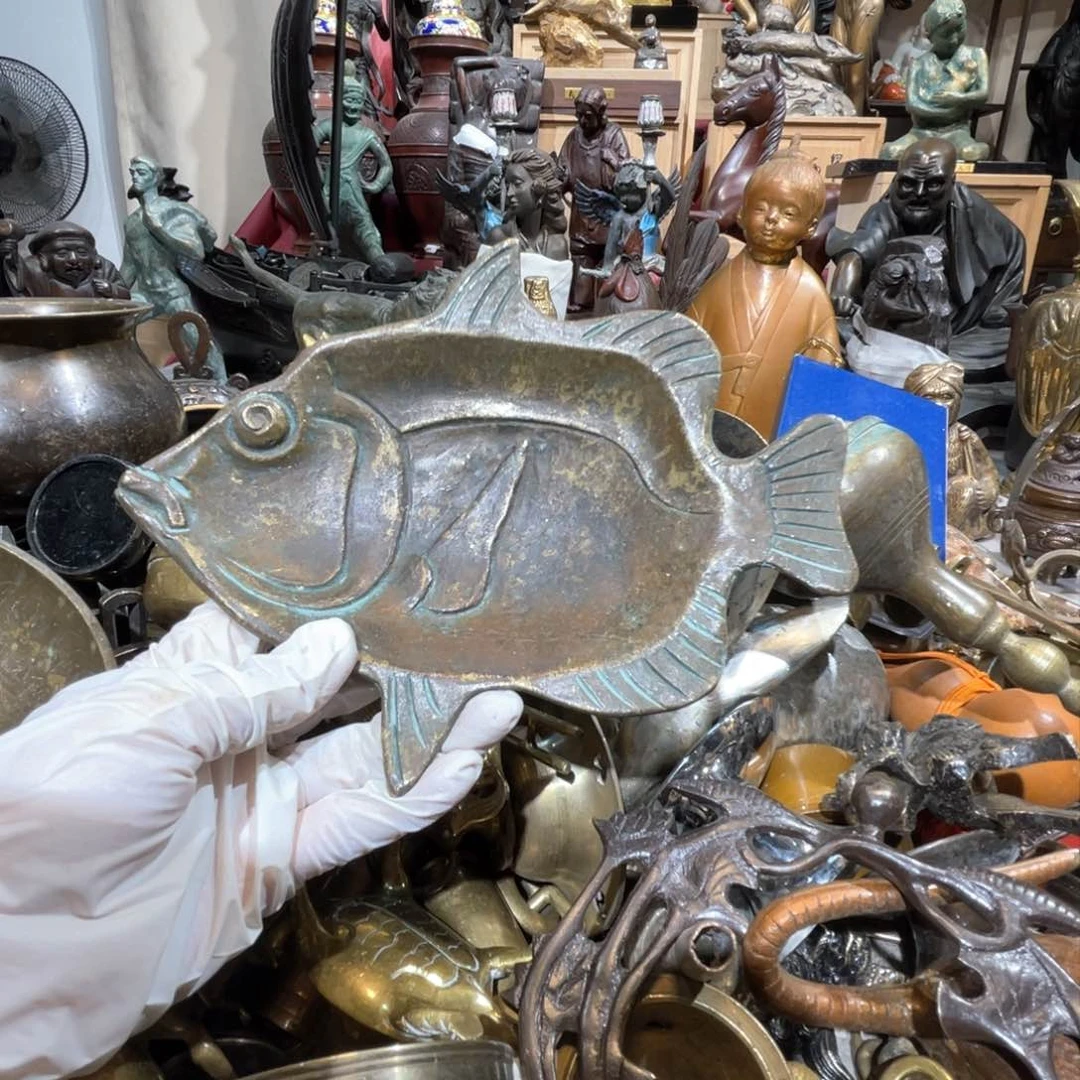 用****2大阪回流铜器摆件78