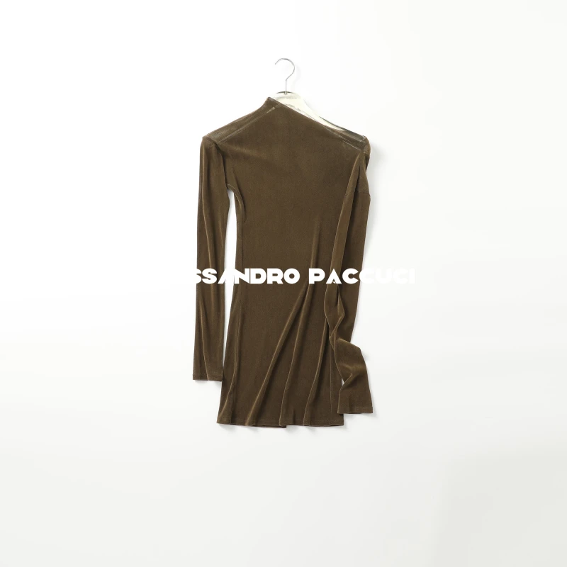 AP洛哥52093TT【黑标系列】日本进口弹力植绒长袖时尚气质T恤