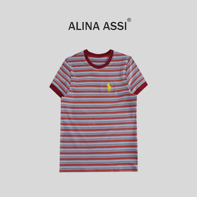 【姚】2025春夏新款百搭时尚T恤简约显瘦短袖上衣YMK651