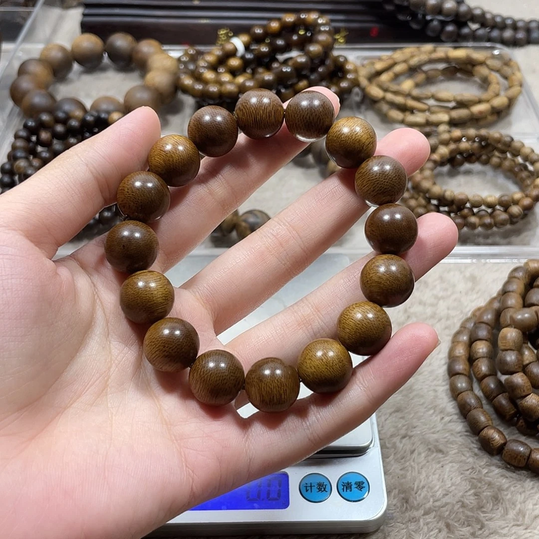 萨****手串沉香越南芽庄白棋楠