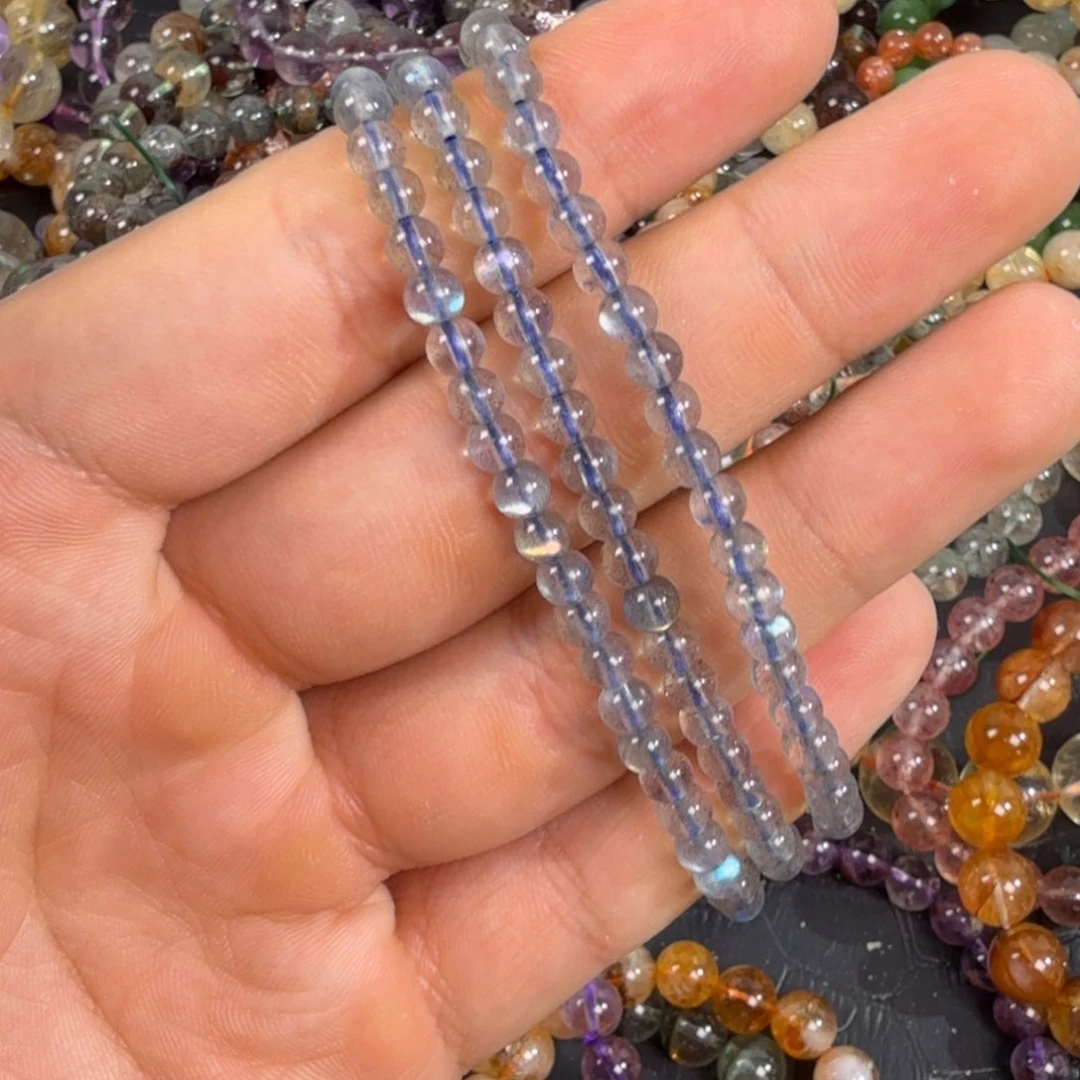 手链未镶嵌拉长石大*天然