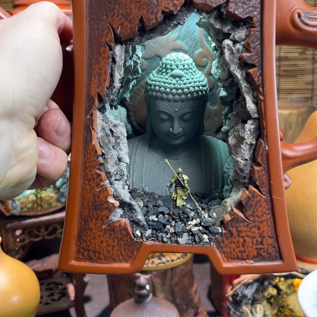 刘***子有机玻璃微景观摆件