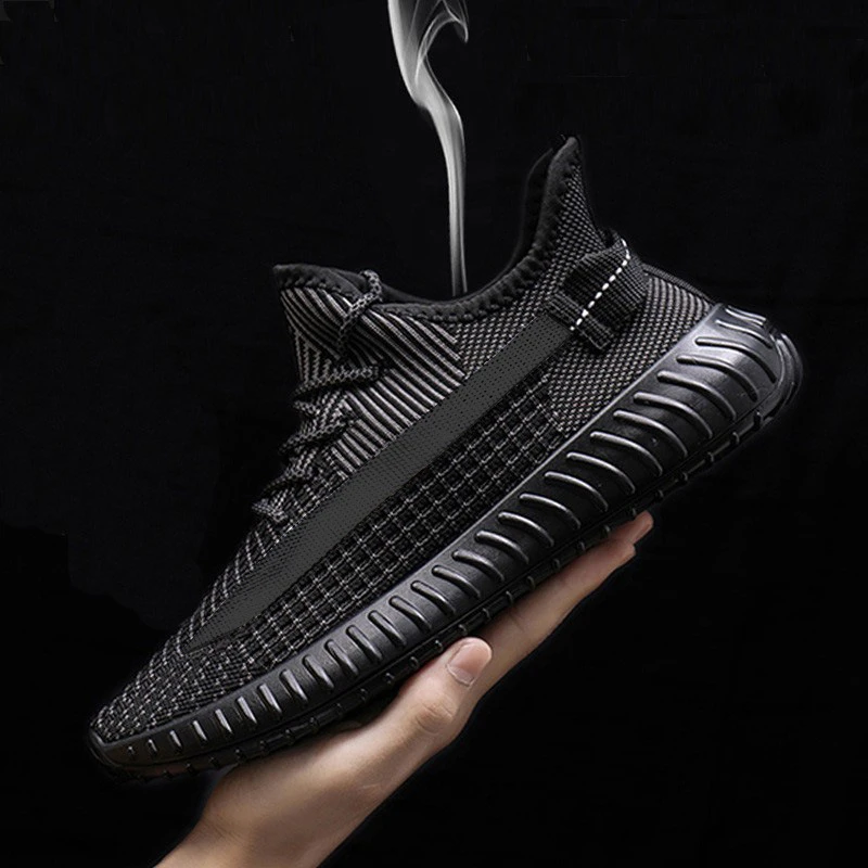 大码椰子男女同款35 /47飞织男鞋透气运动鞋潮流网面休闲鞋情侣款