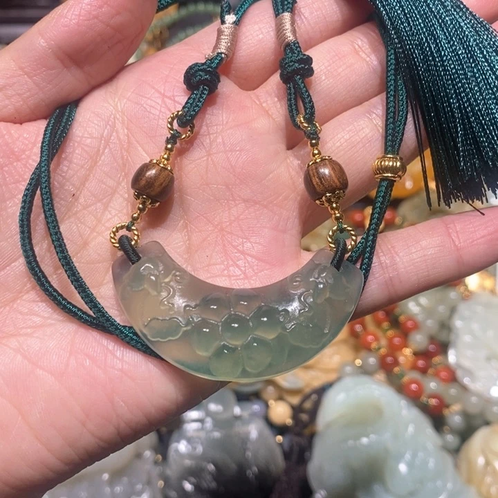 岫玉毛衣链未镶嵌