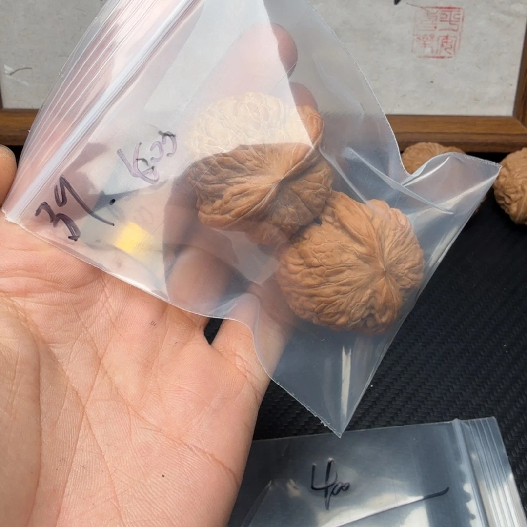 鼻***-吊坠文玩核桃39平底锅货头