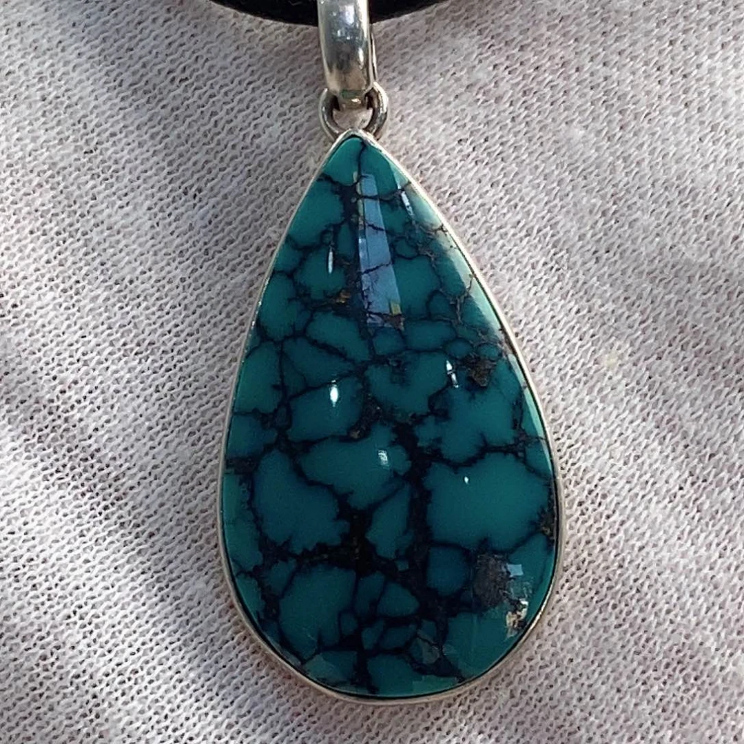 绿松石银S925镶嵌配饰