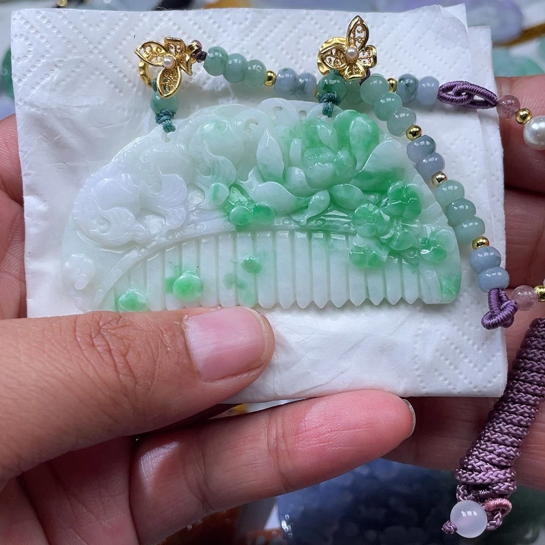 颈饰未镶嵌翡翠翡玉缘翡翠