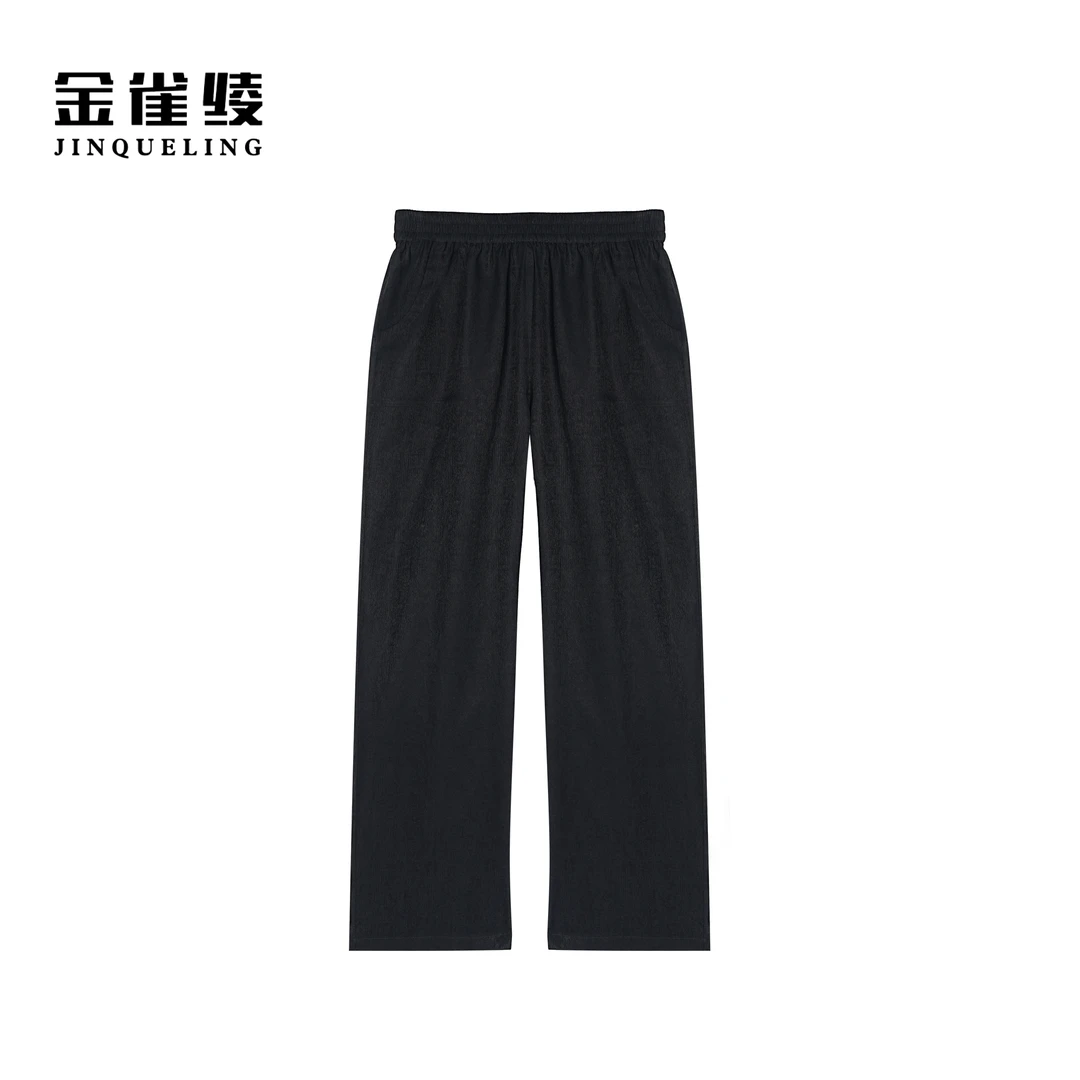 金雀绫【庆余年下】男士香云纱桑蚕丝舒适简约透气休闲裤SZA1K173