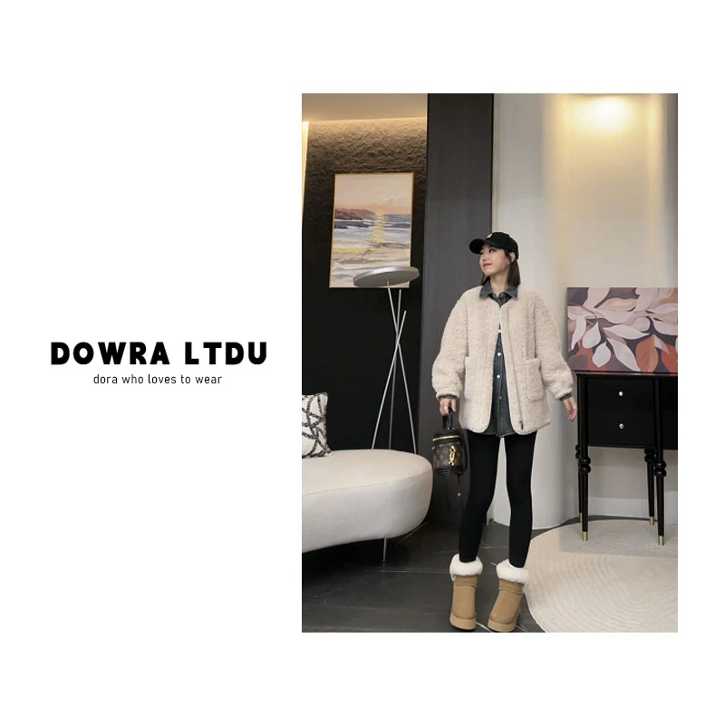 朵拉【】2024年秋季新款圆领百搭外套潮KFNY-8999