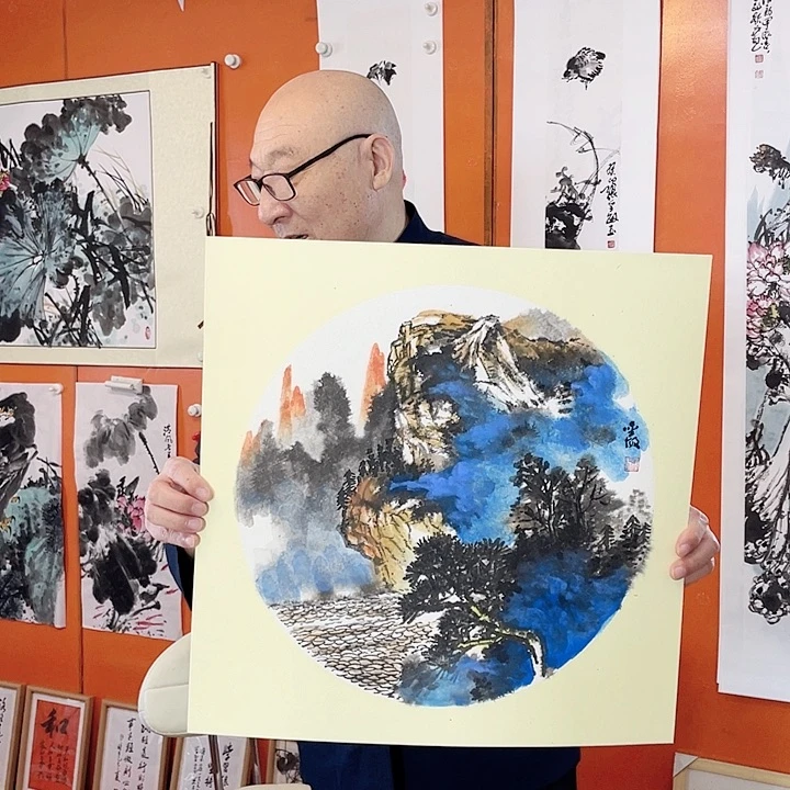 国画张圣敏先生纯手绘作品