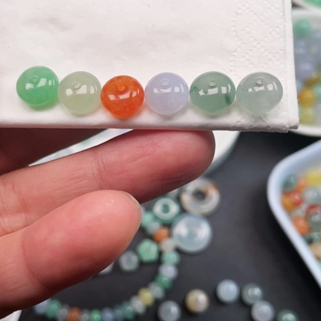 【闪购商品】定制翡翠未镶嵌糖*花，