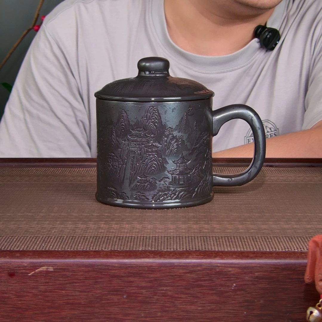 茶杯紫砂高货放漏