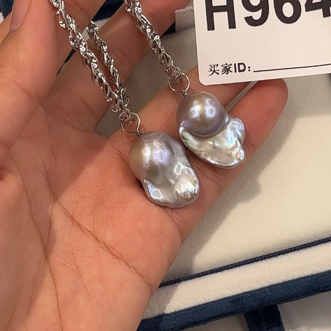 合金耳饰淡水珍珠