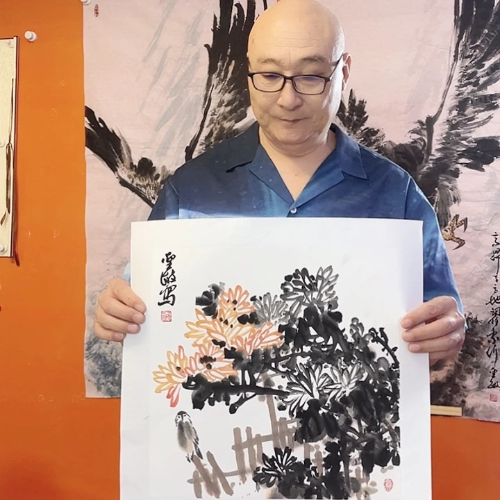 国画张圣敏先生纯手绘作品