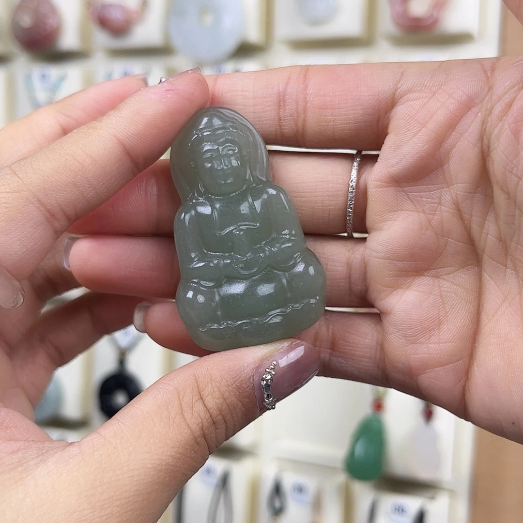 东陵石未镶嵌吊坠(赠链)