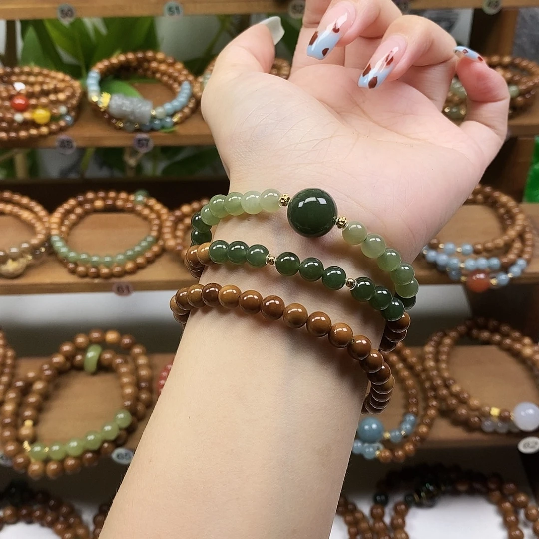 手串库克渐变06三圈不带跑环